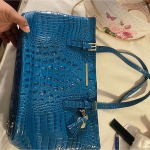 Dark Blue Brahmin Shoulder bag